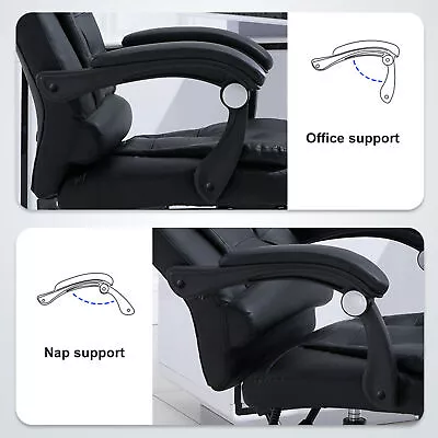 Executive Gaming Chair Massage Reclining Swivel Office Chair Desk Computer • $72.79