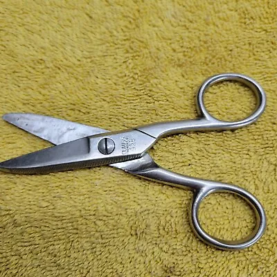 Vintage Clauss Electricians Scissors #925 With File Edge On Back Of Blades • $8.76