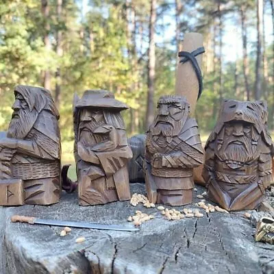 £10.99 • Buy Barbarian Viking Statue Odin Resin Viking Statue Figurine For Indoor Outdoor
