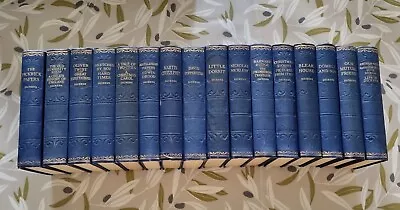 Charles Dickens 16 Book Set Hardback Blue Board Hazell Watson & Viney Ltd • £20