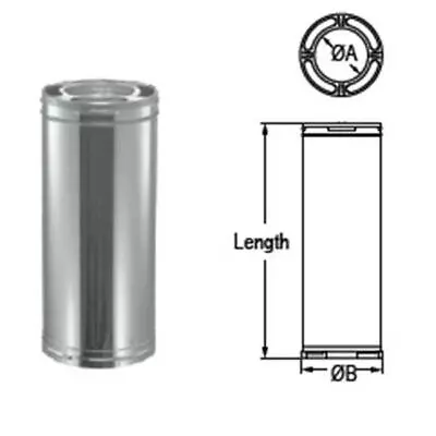 $272.50 • Buy M & G Duravent 6DP-36SSCF 6 Inch X 36 Inch Dura-Vent Dura/plus Chimney Length...