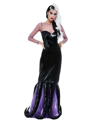 £52.43 • Buy Adult's Evil Fairy Tale Sea Witch Halloween Book Villain Fancy Dress Costume