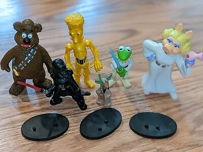 Disney Star Tours Wars Muppets PVC Complete Set Of 6 Kermit Gonzo Rizzo Piggy + • $44.99