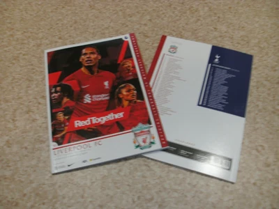 £5.45 • Buy LIVERPOOL  V  TOTTENHAM  29th APRIL 2023 OFFICIAL PROGRAMME