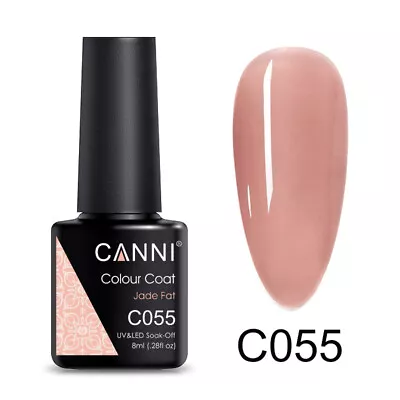 CANNI Lite Nail Gel Polish Soak Off UV LED Colour Base Top Coat Varnish - 8ML • £3.19