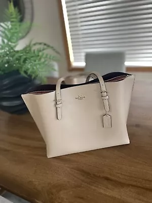 Coach Leather Mollie Tote Beige • $155