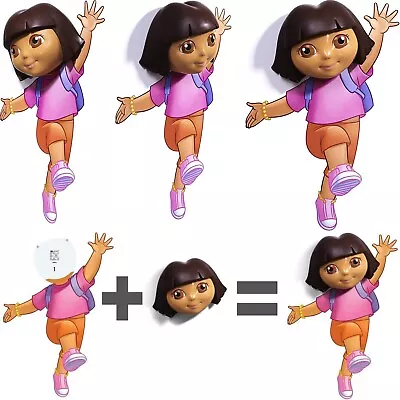 £6.38 • Buy High Grade Plastic Dora The Explorer 3D KIDS LED Wall Mount Battery Night Light 