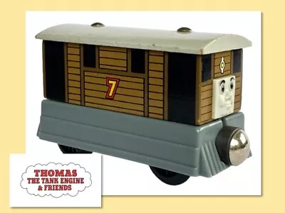 Thomas Friends Wooden Railway Train Vintage 1996 TOBY - Britt Allcroft No Name • $16