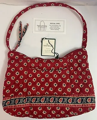 Vera Bradley Red Paisley Print Medium Shoulder Bag • $14.99