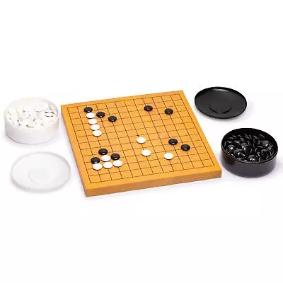 Shin Kaya Beginner's Reversible 13x13 / 9x9 Go Game Set Board (0.8-inch) • $46.74