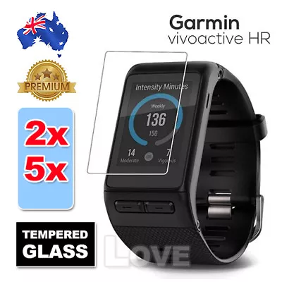 2-5X LCD For Garmin Vivoactive HR Tempered Glass Screen Protector 9H Hardness • $4.95