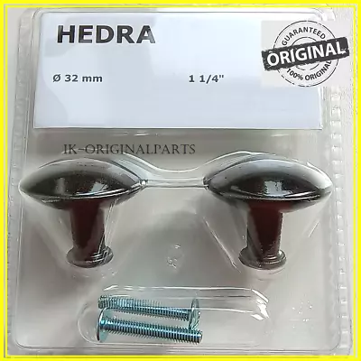 Ikea Hedra Billy Malm Hemnes Besta Pax Knobs Handles Brand New 500.461.52 • £7.95