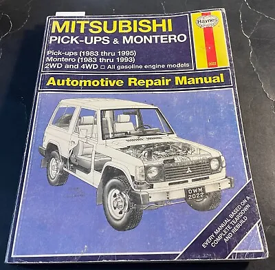 1983-1995 Haynes Mitsubishi Pick-ups & Montero Repair Service 2022 (212) • $23.99