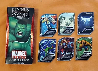 36 MARVEL COLLECTIBLE CARDS By MATTEL Unopened Case W/ 6 HULK COVER BOXES Inside • $24.99