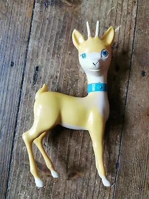 Vintage Babycham Plastic Figurine Deer Figure 1960s Pub Bar Advertising • £15