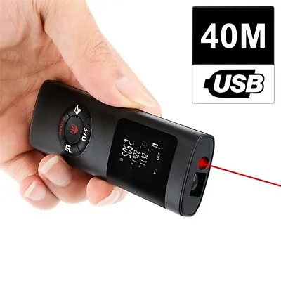 Mini 40M LCD Digital Laser Distance Meter Rangefinder Measure Range Finder Tool • $23.61