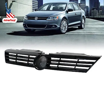 Grille Black Shell And Insert For 2011-2014 Volkswagen Jetta • $29.85