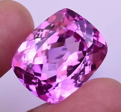 Flawless 43.25 Ct Natural Mogok Pink Ruby Cushion Cut Certified Loose Gemstone • $15