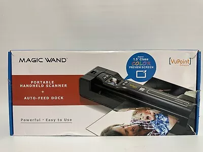 VuPoint Magic Wand Portable Handheld Scanner W/Auto-Feed Dock - PDSDK-ST470R-VP • $40