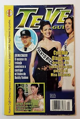 Vintage Magazine / Te-ve Guia / Miss Universe Puerto Rico / 2005 #165 • $14.95