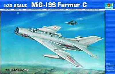 Trumpeter MIG-19S FARMER C Aircraft - Plastic Model Airplane Kit - 1/32 Scale • $85.64