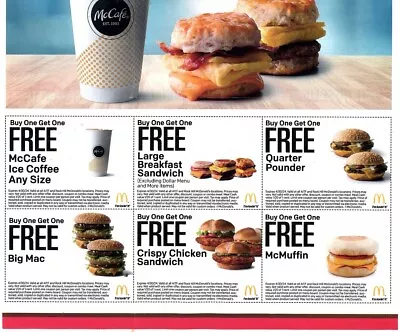 Pick 4 Just Added TWO MCDONALDS Arby's Burger KIng Subway Krispy Kreme • $3.70