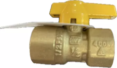 1/2  FNPT X 1/2  FNPT Brass Gas Ball Valve CSA Approved Shut-Off Valve UL Listed • $2.95