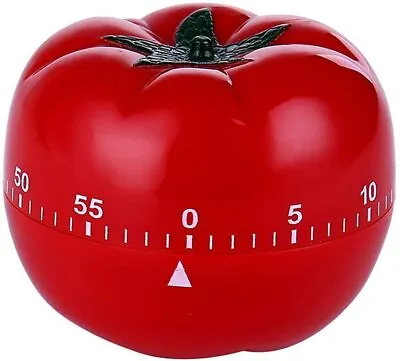 Tomato Timers 60 Minutes Kitchen Cooking Timer Clock Mechanical Timer • $6.99