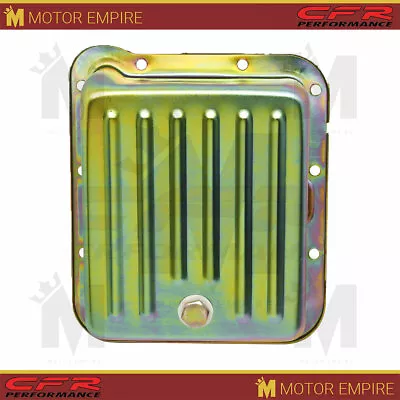 Fits Ford C4 Steel Transmission Pan Case Fill Style Deep Sump 4  Zinc • $41.49