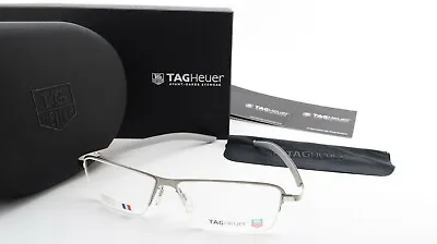 TAG Heuer Glasses Spectacles 165 Th 3824 003 58-14 Square Half-Rim Luxury Avant • $451.71