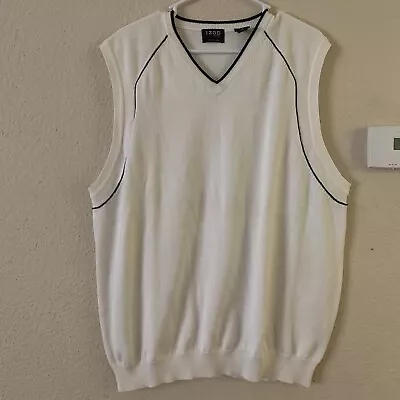 IZOD XFG Mens White Pullover Lightweight Casual Vest Size XL • $15.90