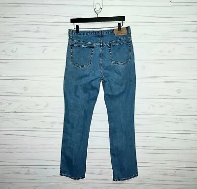 Eddie Bauer Jeans Womens Size 10 Straight Blue Denim High Rise • $11.21