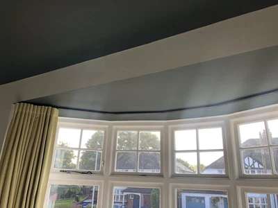 £135 • Buy Silent Gliss Wave Curtain Track In Charcoal
