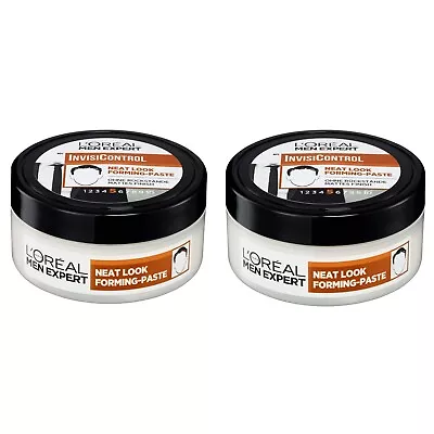 X2 L’Oreal Men Expert Hair Styling Cream Expert InvisiControl Neat Control 150ml • £11.99