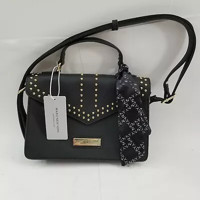 MARC NEW YORK ANDREW MARC Black Faux Studded Crossbody Handbag NWT • $42.99