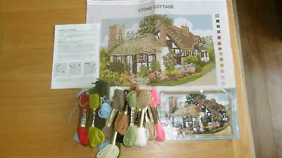 Tapestry Needlework Kit Stone Cottage Vintage My Weekly Magazine 1990 Unused New • £10