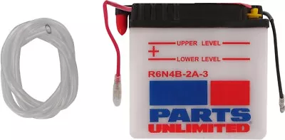 Parts Unlimited 6V Conventional Battery Y6N4B-2A-3 R6N4B-2A-3 • $19.95