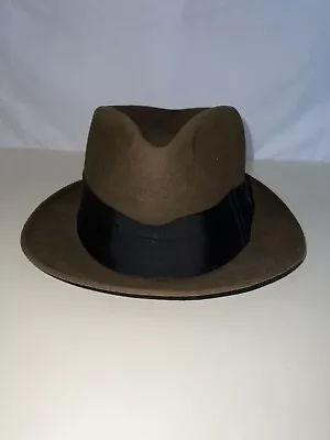 Mens Vintage Fedora Hat 7 1/8 • $25