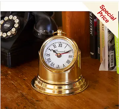 BINNACLE THEME CLOCK COMPASS MARINE By LONDON ORNAMENT COMPANY Quartz Movement! • £19.99