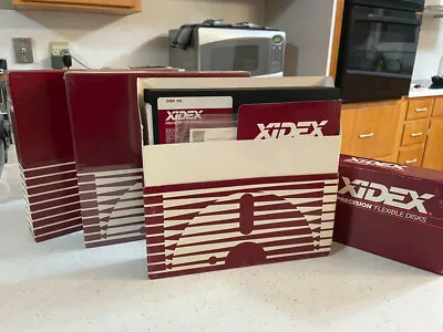Box Of XIDEX Ten 8  Diskettes SS/SD Formatted • $30