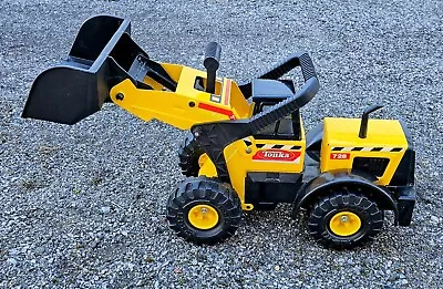 Large Tonka 1999 Model #728 Big Yellow Front Loader Pressed Steel & Plastic • $29.99