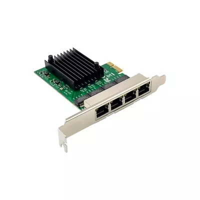 X-MEDIA 4-Port Quad 1000Mbps Gigabit PCI Express PCIe Network Card | XM-NA3840 • $44.99