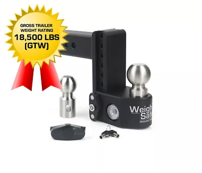 WeighSafe SWS6-2.5 6  Steel Drop Hitch 2.5  Receiver TONGUE WEIGHT 18500LBS GTW • $344