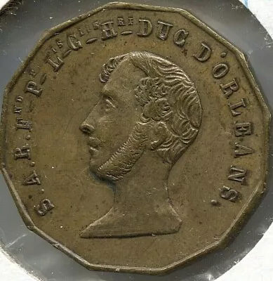 £11.57 • Buy 1842 Death Commemorative Medal - Philippe - Duke Of Orleans - Lot # EC 5036