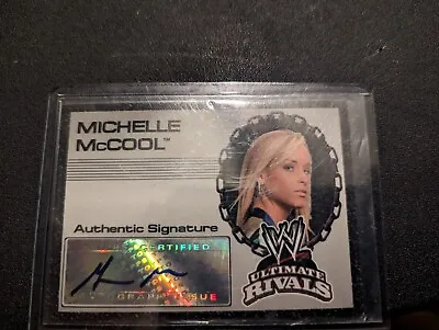 2008 Topps WWE Ultimate Rivals Auto Michelle McCool Auto Signed • $45