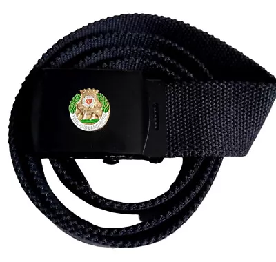 York And Lancaster Regiment Deluxe Veterans Canvas Belt With Gold Plated Badge • £9.99