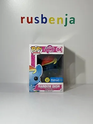 Funko Pop! My Little Pony Rainbow Dash Glows In The Dark Walmart #04 • £23.99