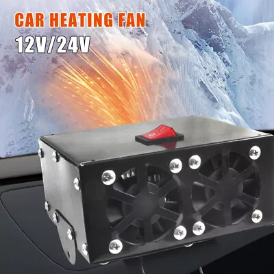 600W DC 12V Electric Car Heater Heating Fan Defogger Defroster Demister Portable • $19.63