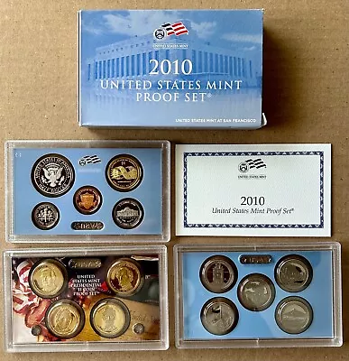 2010 S US Mint Proof Complete Set (14) Coins With Native American & Quarters. • $26