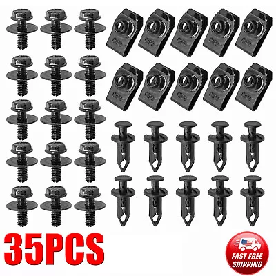 For Toyota Body Bolts U-nut Clips - M6 Engine Under Cover Splash Shield Guard • $8.41